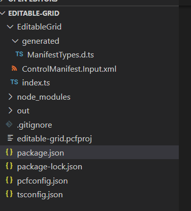 Code component structure